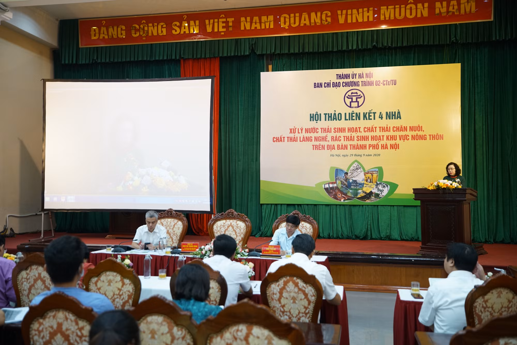 Hội thảo liên kết 4 nhà bàn giải pháp xử lý môi trường nông thôn Hà Nội ảnh 2