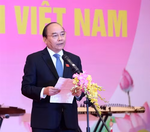 Thủ tướng Nguyễn Xuân Phúc phát biểu tại Lễ ra mắt. Ảnh: Phương Hoa – TTXVN