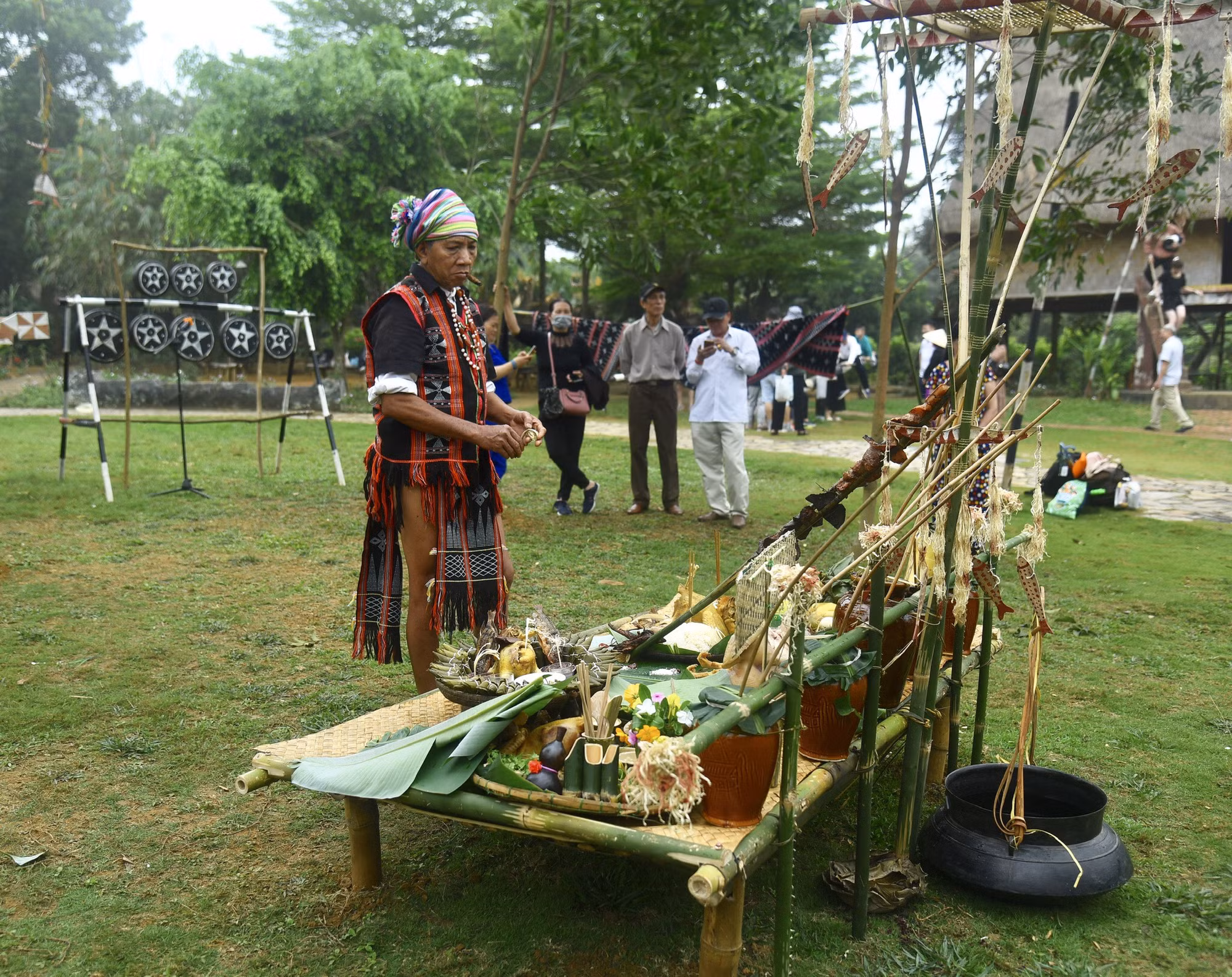 Tái hiện nghi thức “Buôn làng vào hội” của cộng đồng các dân tộc Tây Nguyên ảnh 1