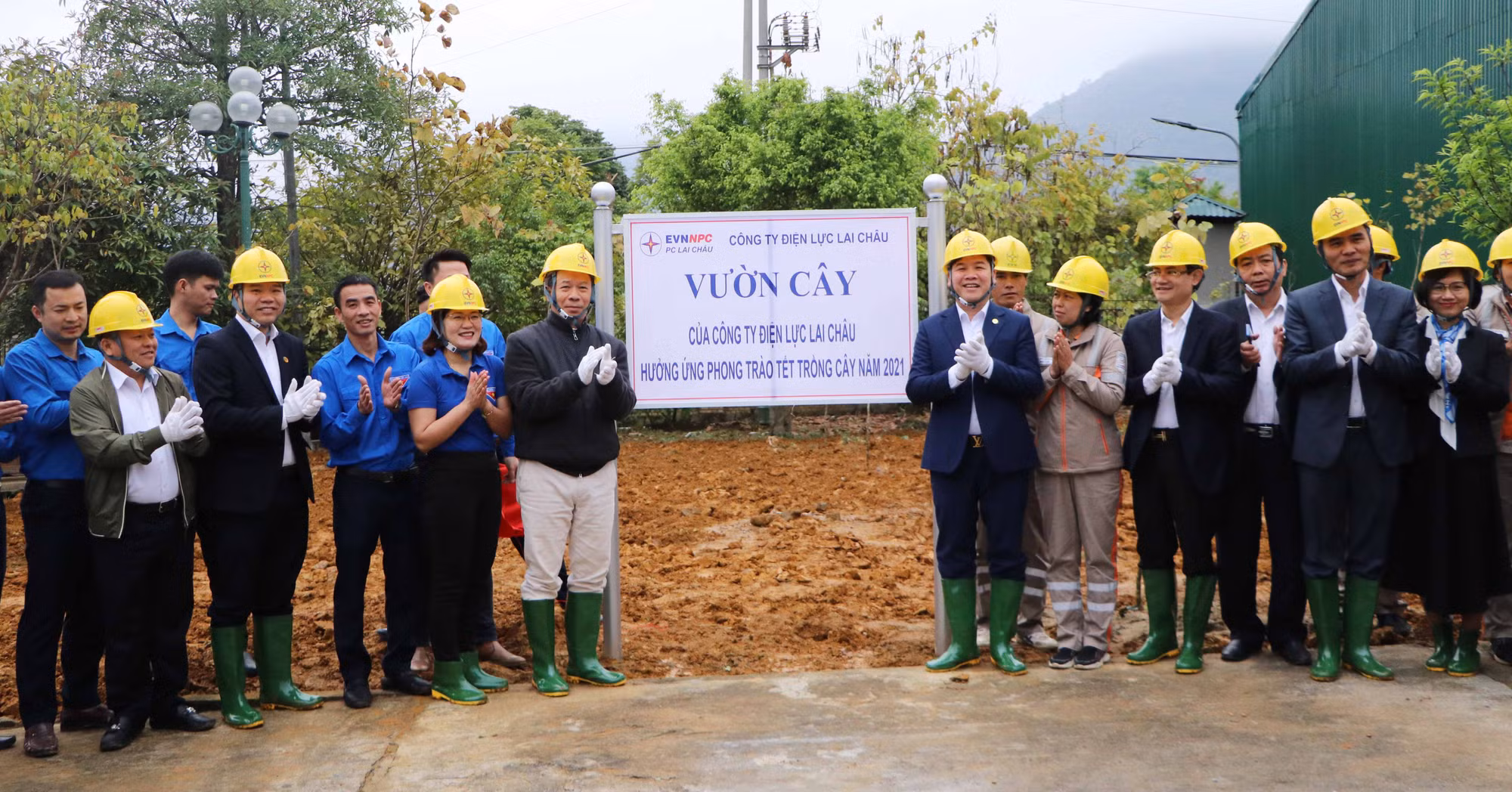 Công ty Điện lực Lai Châu phát động Tết trồng cây ảnh 5