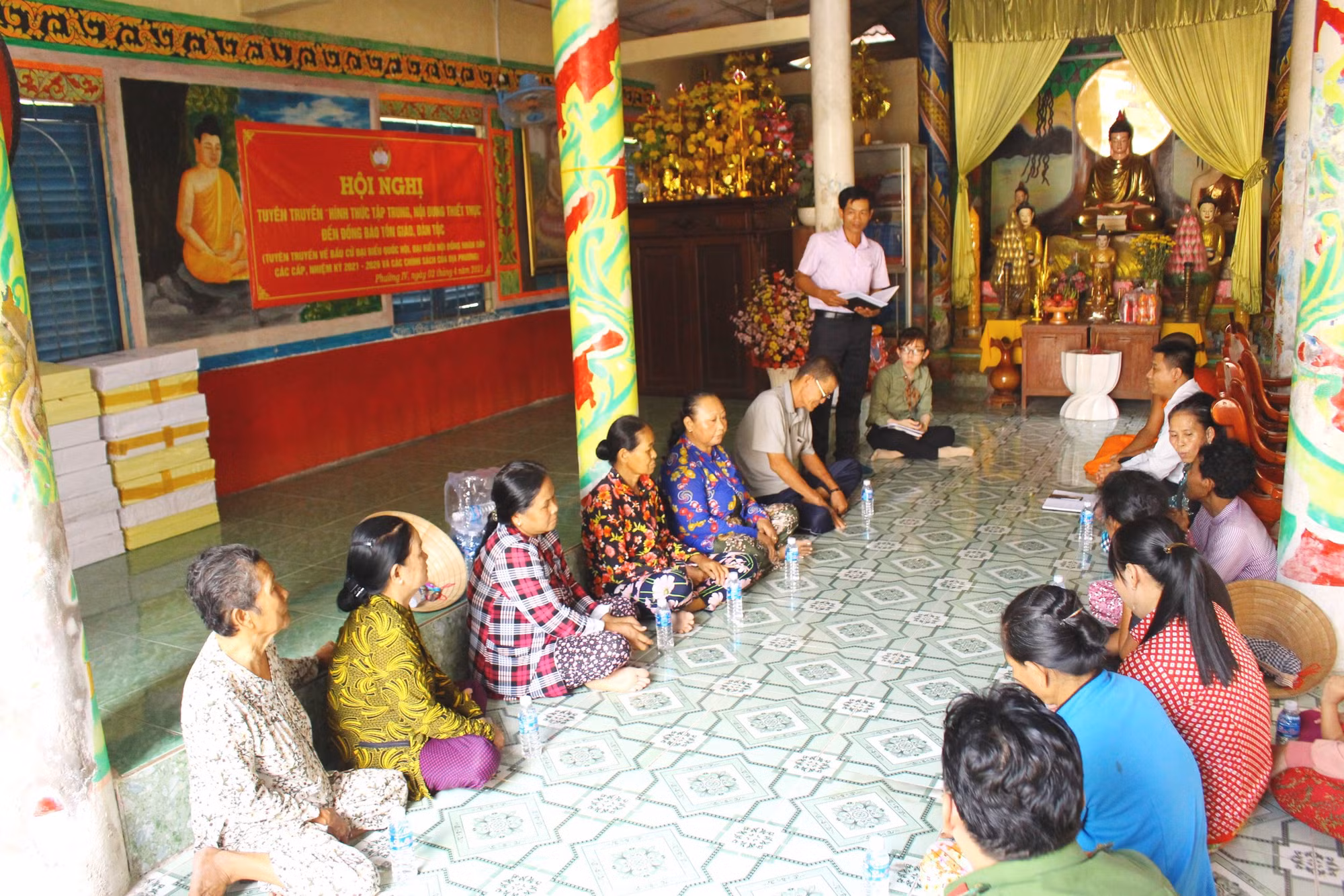 Hậu Giang tăng cường tuyên truyền về bầu cử đến các địa bàn có đông đồng bào Khmer sinh sống ảnh 1