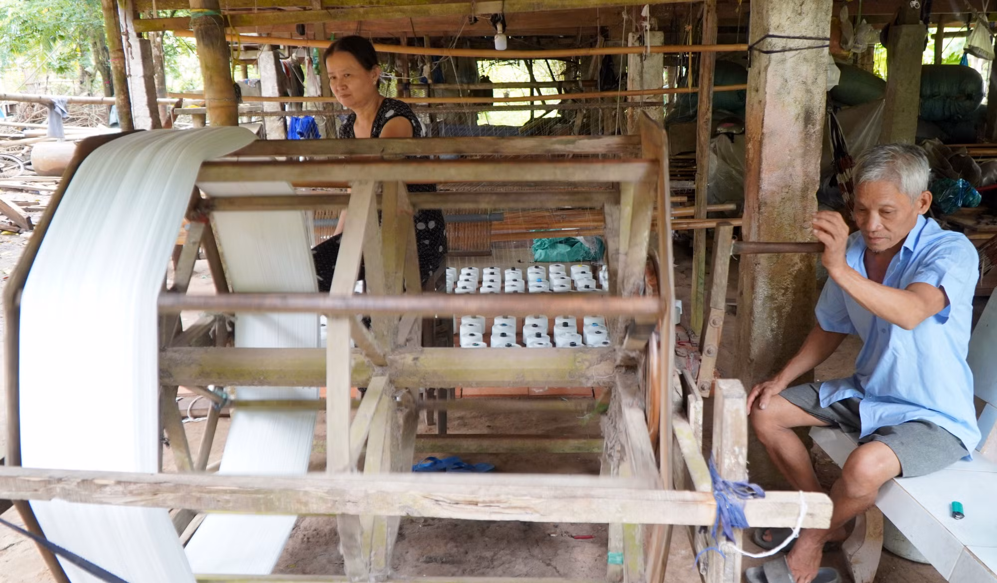 Nghề dệt choàng - Di sản Văn hóa phi vật thể quốc gia ảnh 3
