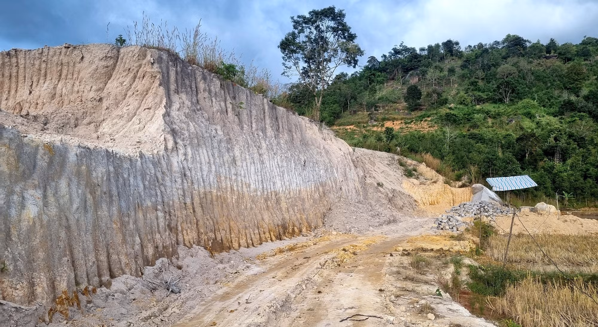 Gia Lai: Lợi dụng cải tạo ruộng để khai thác đất, đá ảnh 4