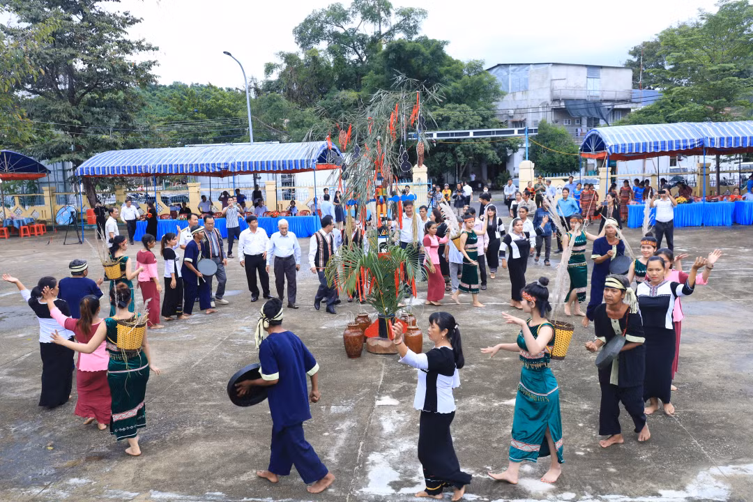 Gìn giữ phong tục Lễ hội ăn mừng lúa mới của đồng bào Raglai, T'rin ảnh 2