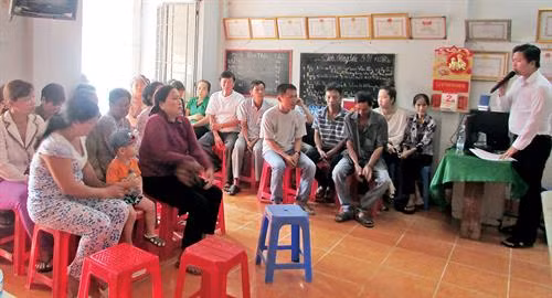 Mô hình nghe dân nói góp phần lan tỏa việc học tập và làm theo gương Bác. Nguồn: Báo Long An online