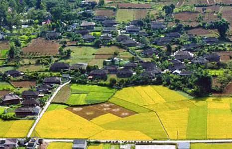 Làng văn hóa du lịch cộng đồng ở Quỳnh Sơn. Ảnh: baolangson.vn