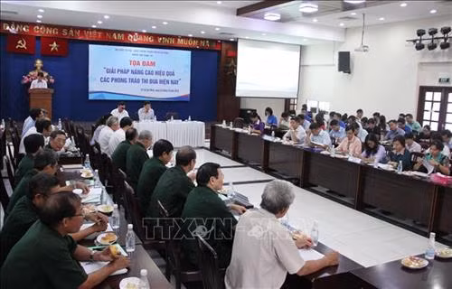 Quang cảnh buổi tọa đàm. Ảnh: Xuân Dự - TTXVN