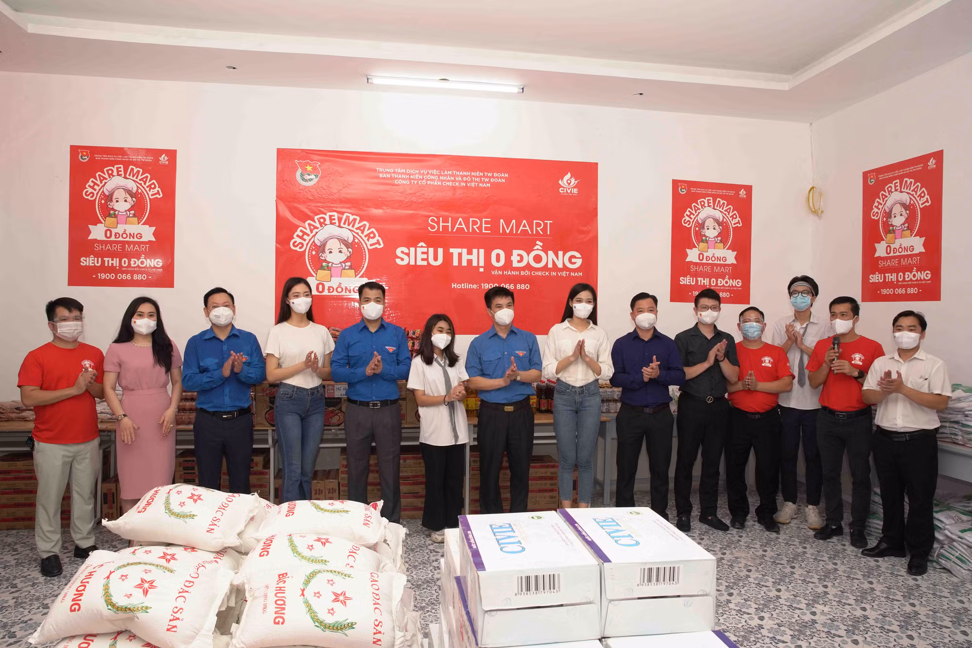 Khai trương “Siêu thị 0 đồng – Share Mart” cơ sở 2 tại Hà Nội ảnh 1