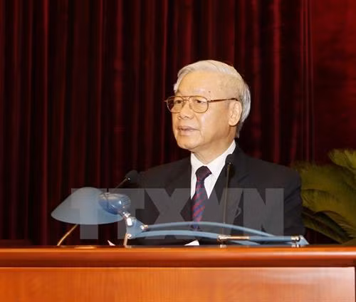 Tổng Bí thư Nguyễn Phú Trọng đánh giá: Đấu tranh phòng, chống tham nhũng, lãng phí, tiêu cực không còn là lẻ tẻ từng vụ, từng việc mà bây giờ đã thành phong trào, thành một xu thế, không ai có thể đứng ngoài cuộc và cá nhân nào muốn không làm cũng không được. Ảnh minh họa: TTXVN