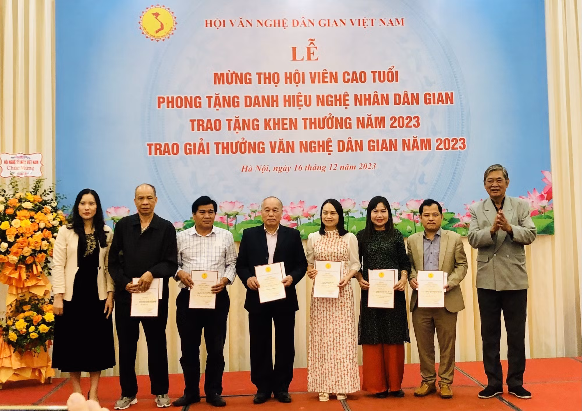 50 công trình được trao Giải thưởng Văn nghệ Dân gian năm 2023 ảnh 2