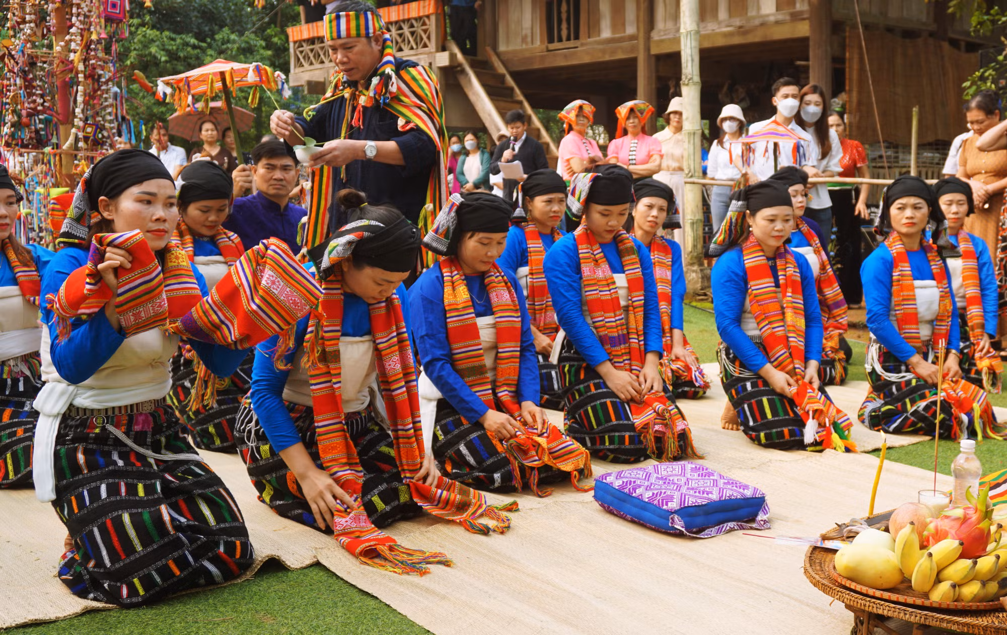 Tái hiện lễ hội Chá Mùn của người Thái đen ảnh 7