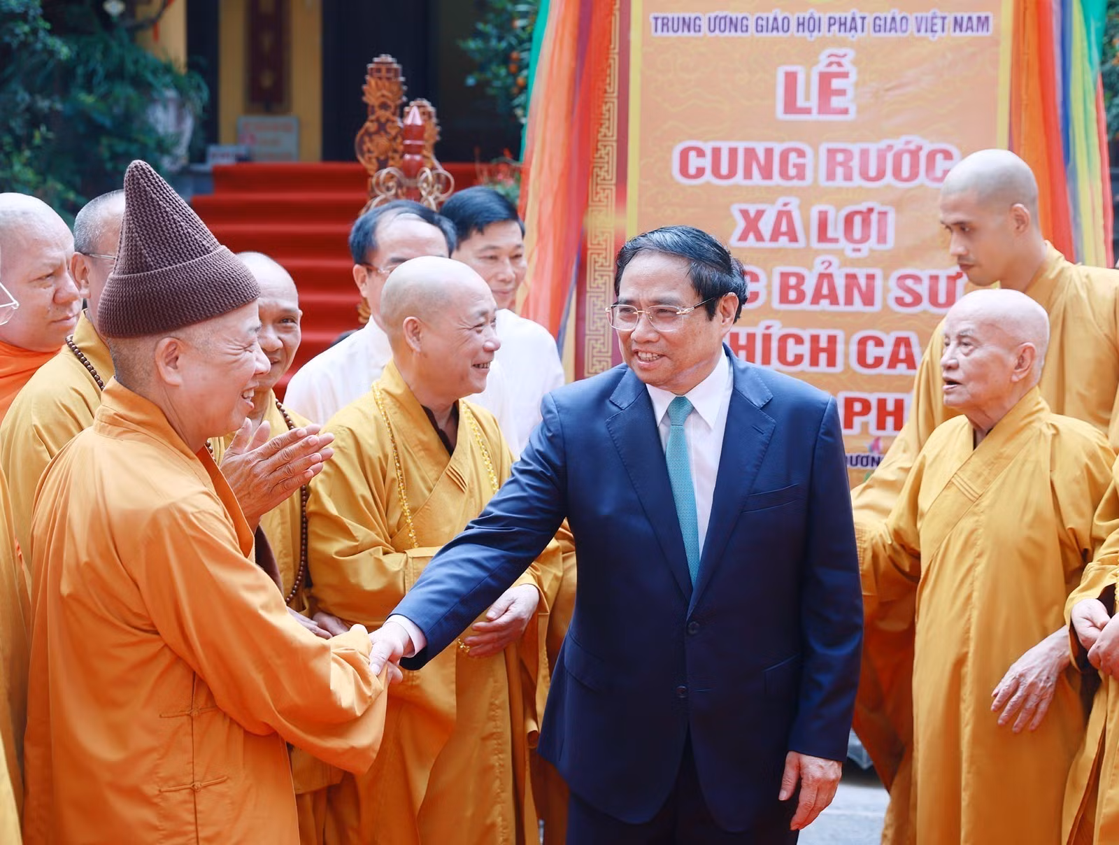 Thủ tướng Phạm Minh Chính chúc mừng Đại lễ Phật đản Phật lịch 2567 ảnh 1
