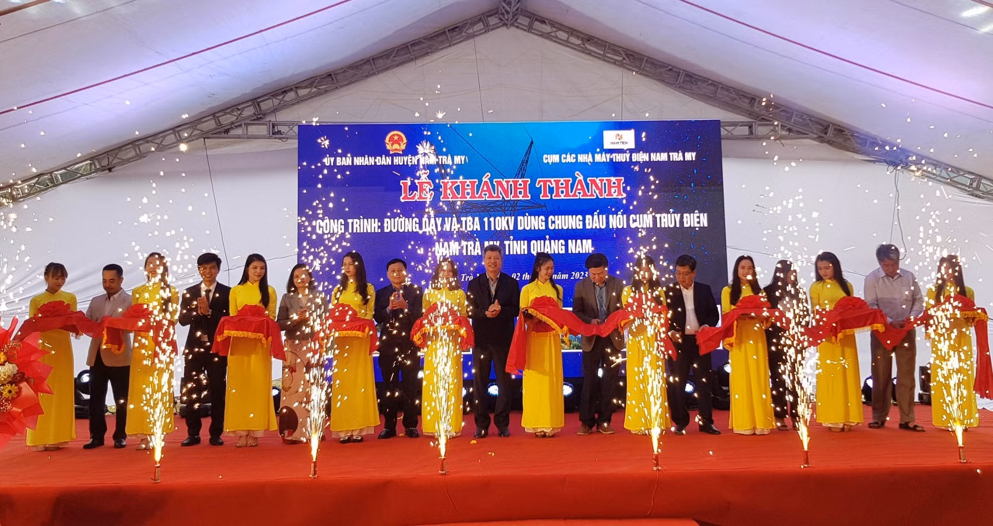 Thêm công trình đấu nối cụm thuỷ điện Nam Trà My vào hệ thống điện quốc gia ảnh 1
