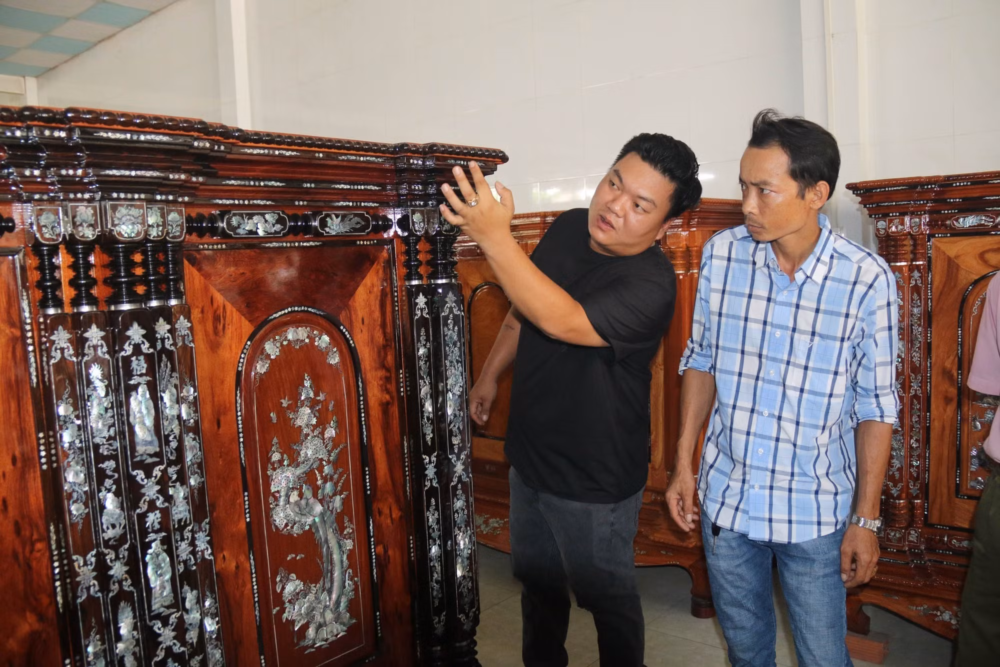 Độc đáo làng nghề tủ thờ Gò Công trên 100 năm tuổi ảnh 9