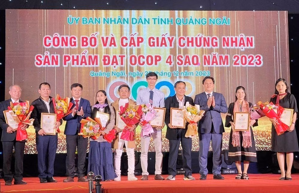 Quảng Ngãi trao giải cuộc thi "Mỗi sản phẩm OCOP là một câu chuyện kể" ảnh 1