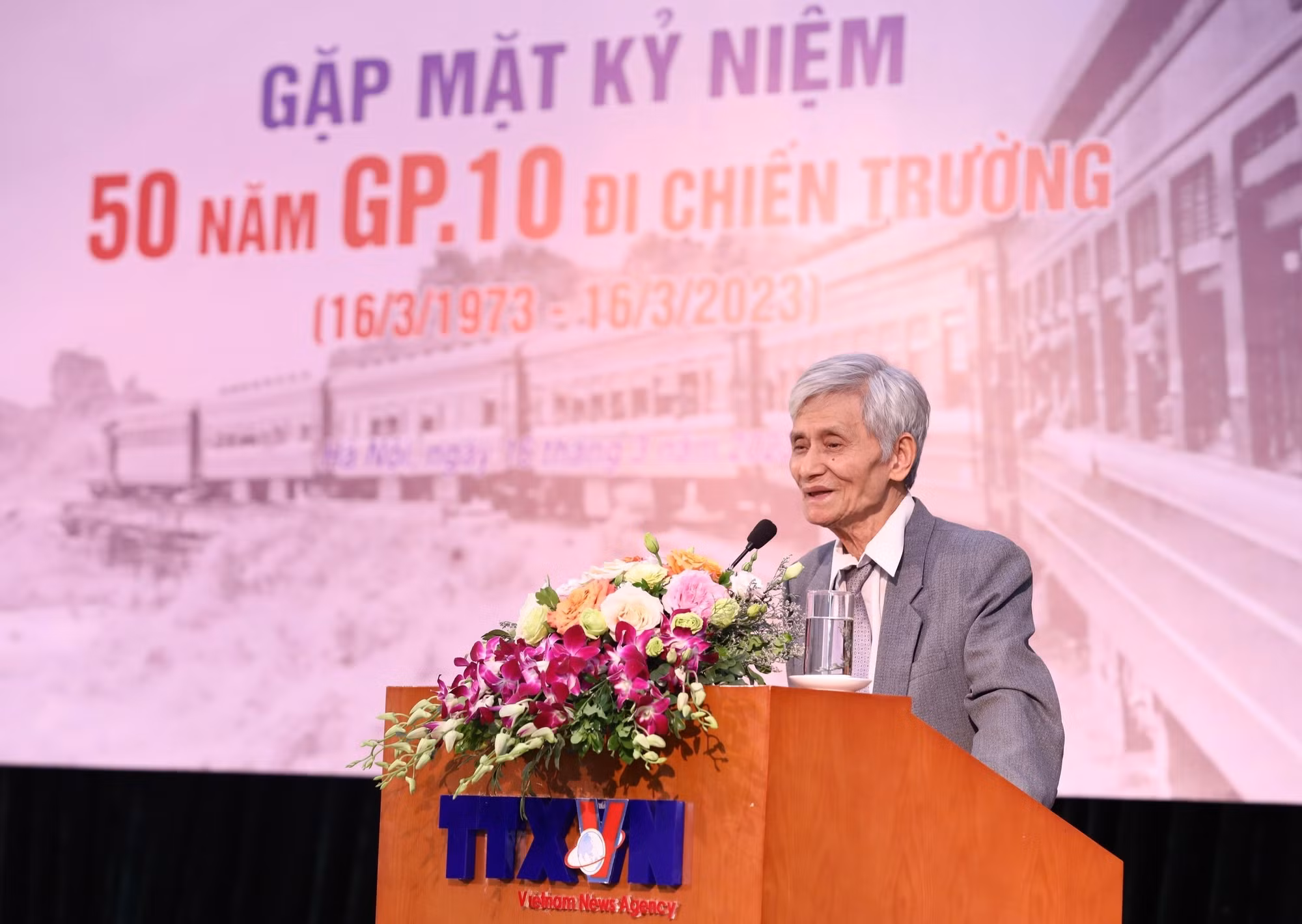 GP10 - “Thế hệ vàng” TTXVN kỷ niệm 50 năm “xẻ dọc Trường Sơn đi cứu nước” ảnh 6