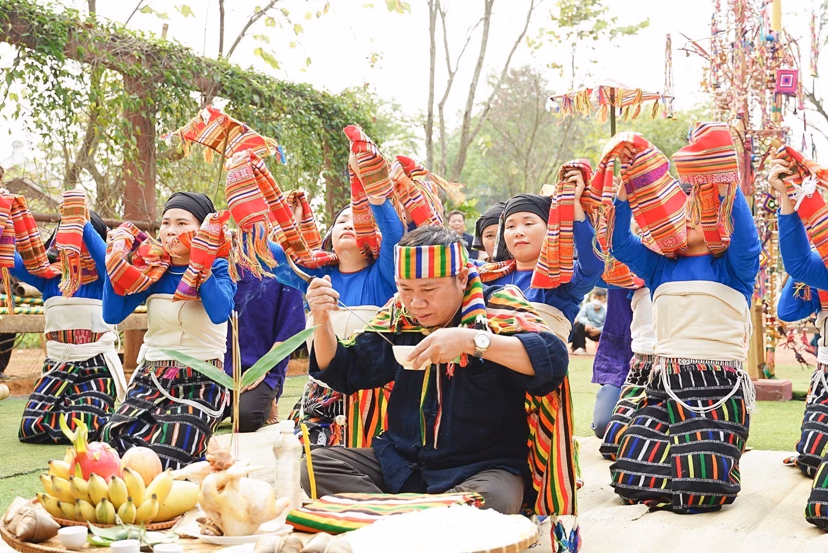 Tái hiện Lễ Chá Mùn của người Thái đen (Thanh Hóa) ảnh 8