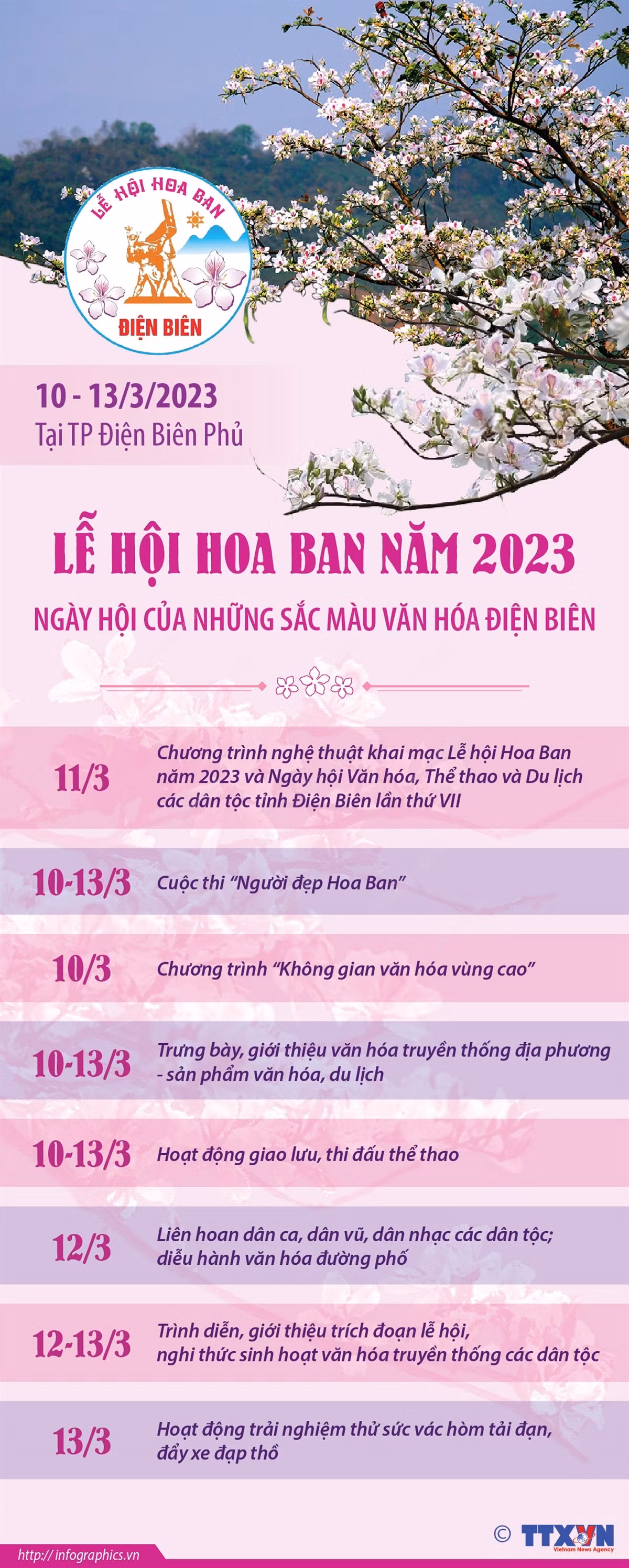  Điện Biên: Lễ hội Hoa Ban 2023 ảnh 1
