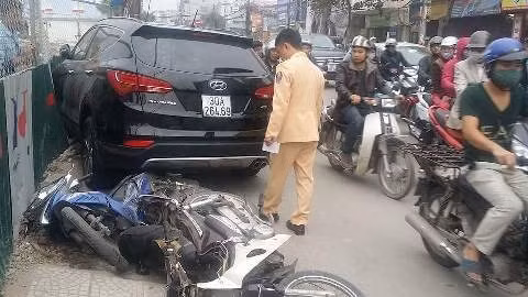 "Xe điên" đâm liên hoàn trên đường Trường Chinh, Hà Nội ảnh 1