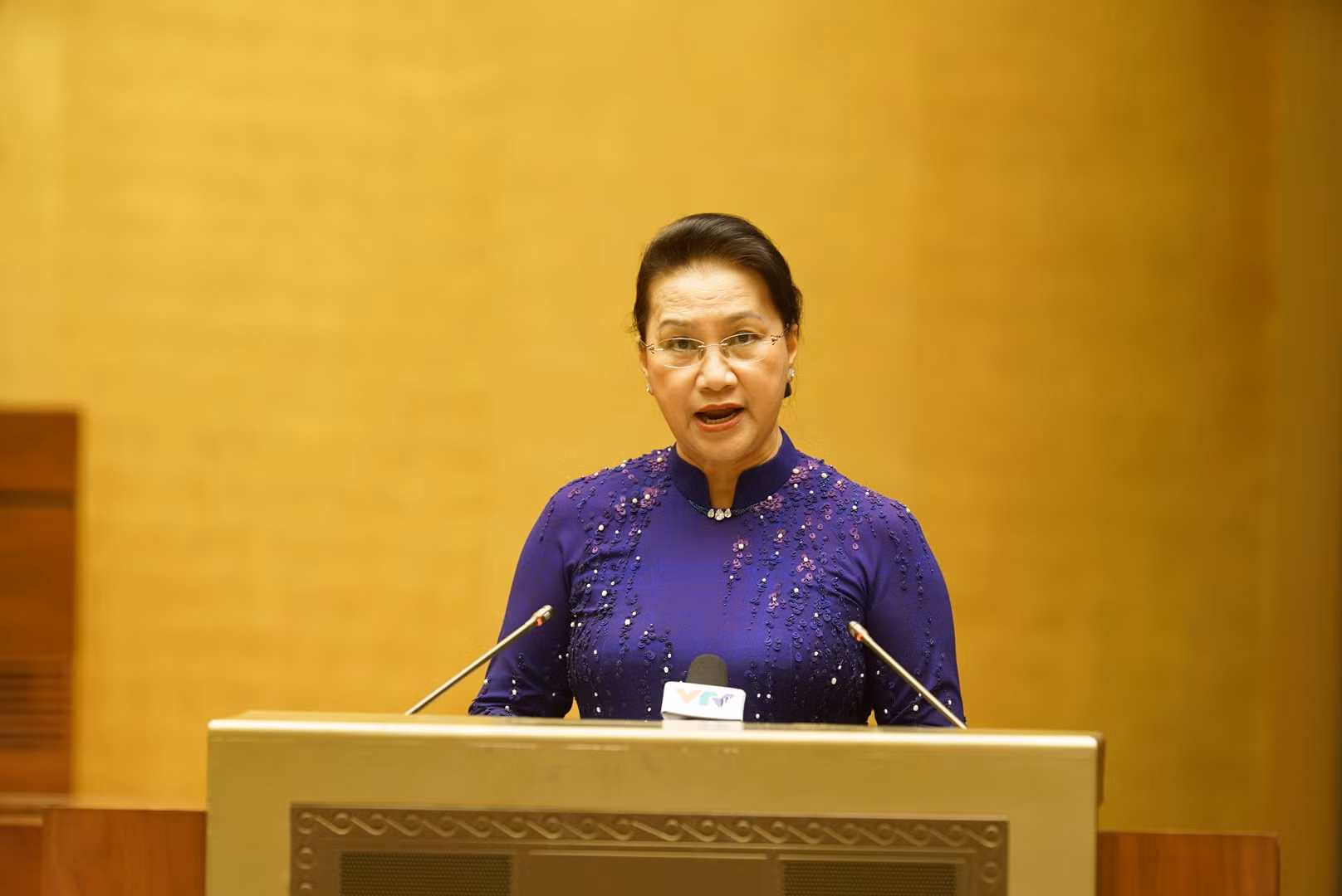Chủ tịch Quốc hội Nguyễn Thị Kim Ngân gặp mặt Đoàn đại biểu dự Đại hội đại biểu toàn quốc các dân tộc thiểu số Việt Nam lần thứ II ảnh 1