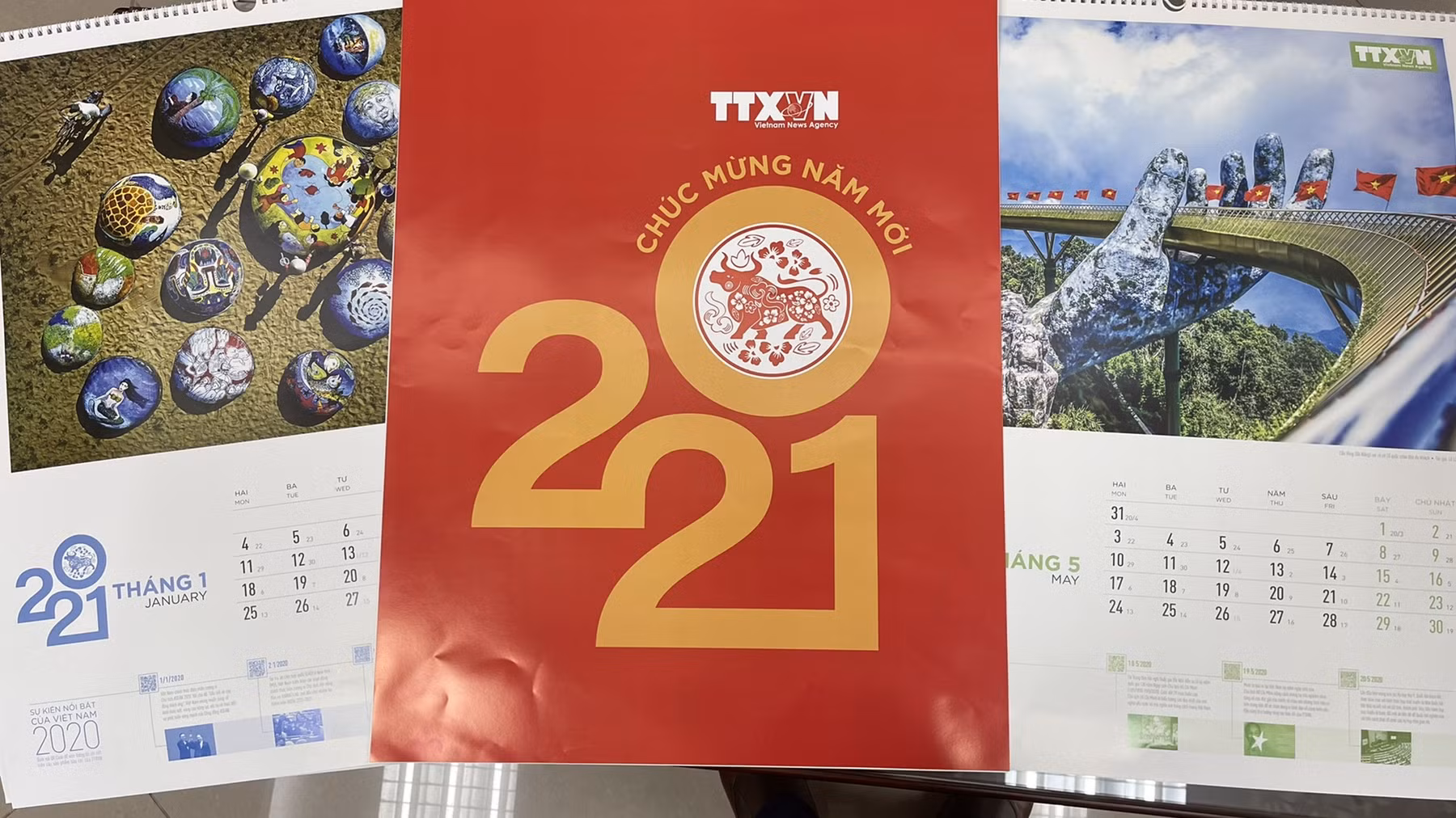 TTXVN giới thiệu “lịch 2021 tương tác” kết nối với nội dung báo chí ảnh 1