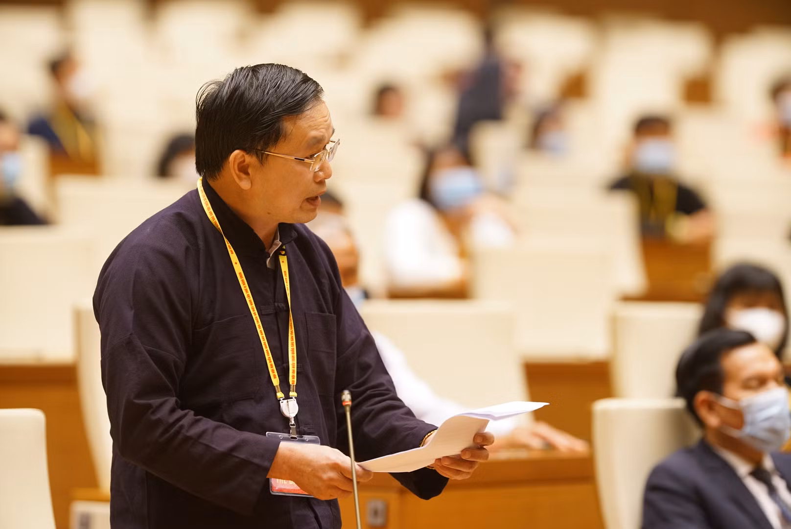 Chủ tịch Quốc hội Nguyễn Thị Kim Ngân gặp mặt Đoàn đại biểu dự Đại hội đại biểu toàn quốc các dân tộc thiểu số Việt Nam lần thứ II ảnh 3