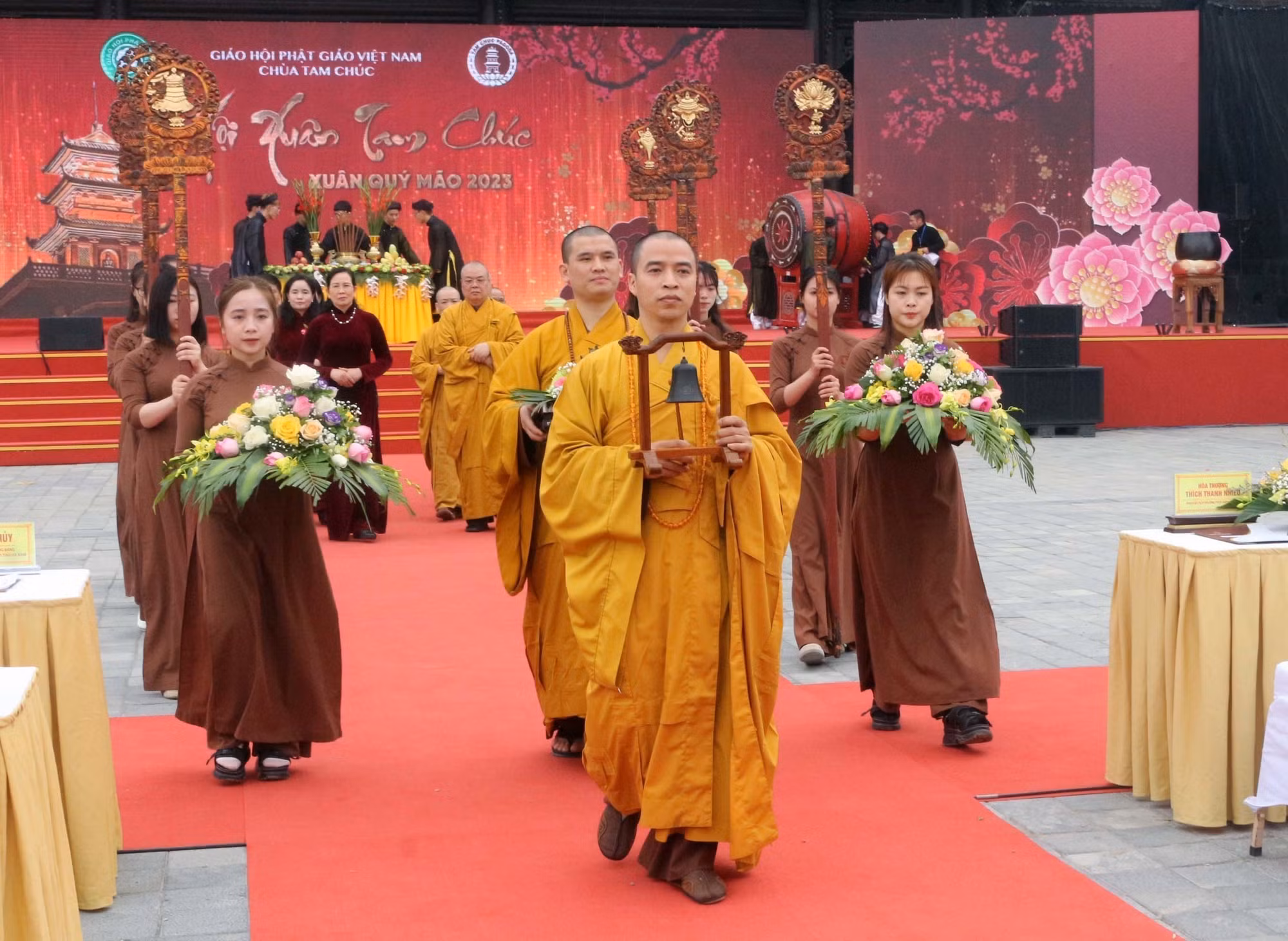Khai hội Xuân Chùa Tam Chúc năm 2023 cầu nguyện quốc thái dân an, mưa thuận gió hòa ảnh 1