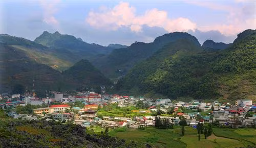 Thị trấn Đồng Văn, huyện Mèo Vạc – Hà Giang. Ảnh: Thành Đạt – TTXVN