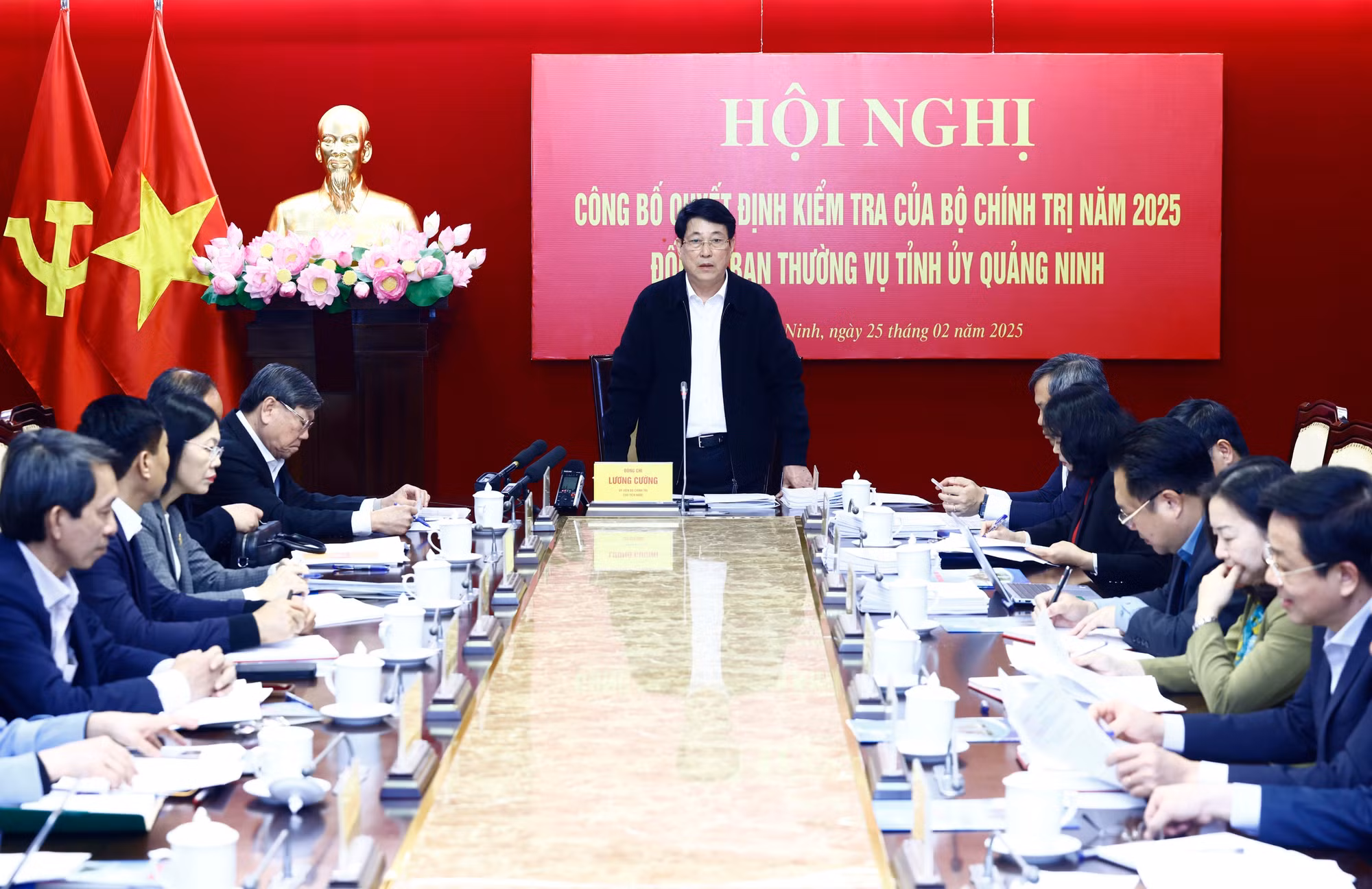 Hội nghị triển khai quyết định kiểm tra đối với Ban Thường vụ Tỉnh ủy Quảng Ninh