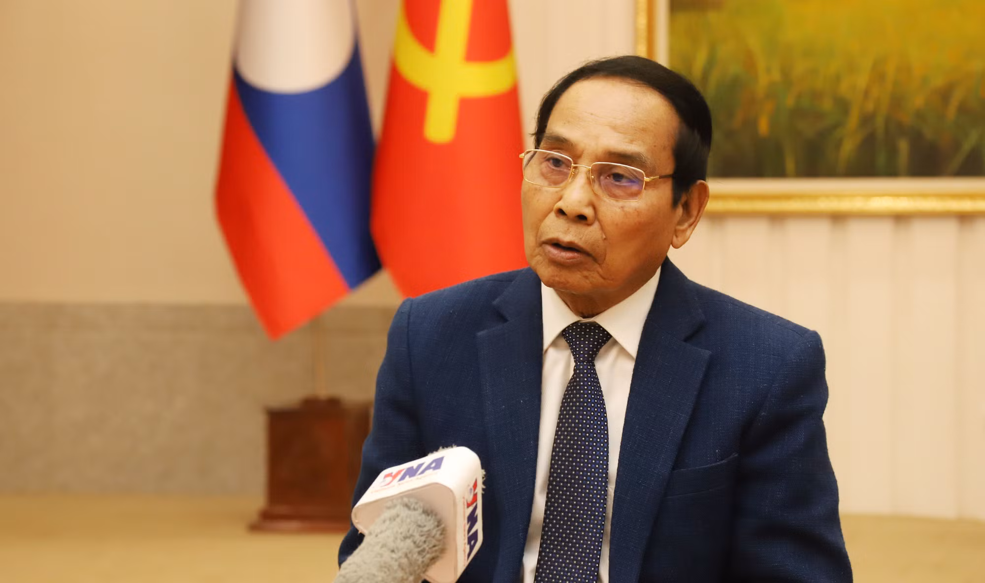 Lãnh đạo Lào đánh giá cao vai trò của Đảng Cộng sản Việt Nam trong suốt 95 năm qua