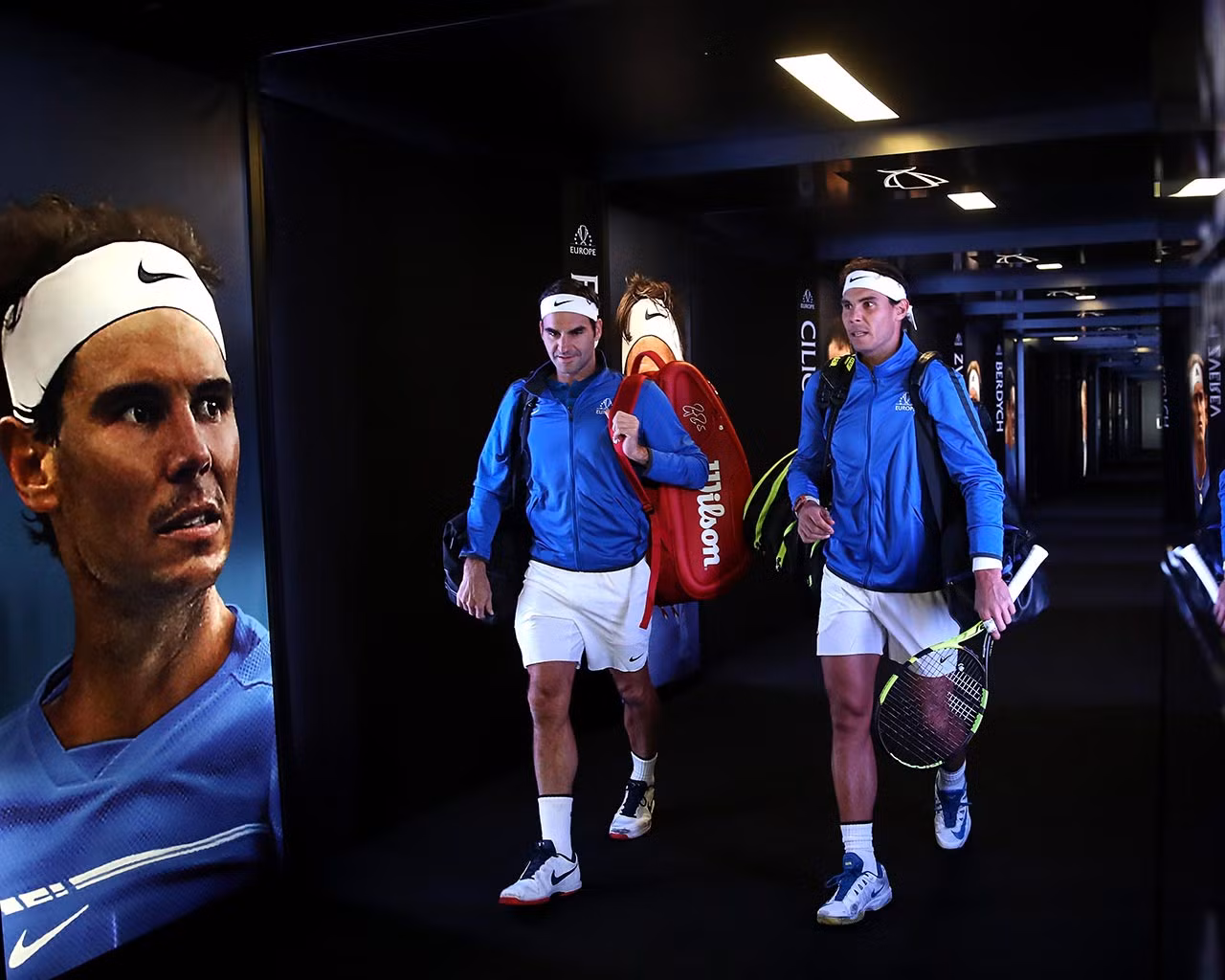 Không đồng điệu trong trận đánh đôi lịch sử, Nadal và Federer vẫn vui đùa cùng chiến thắng ảnh 1