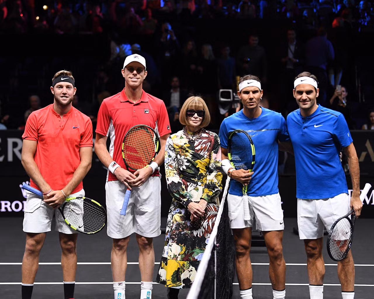 Không đồng điệu trong trận đánh đôi lịch sử, Nadal và Federer vẫn vui đùa cùng chiến thắng ảnh 2