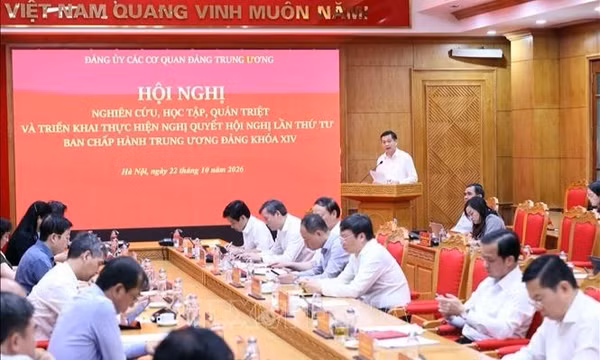 Đảng bộ các cơ quan Đảng Trung ương triển khai thực hiện Nghị quyết Trung ương 4 