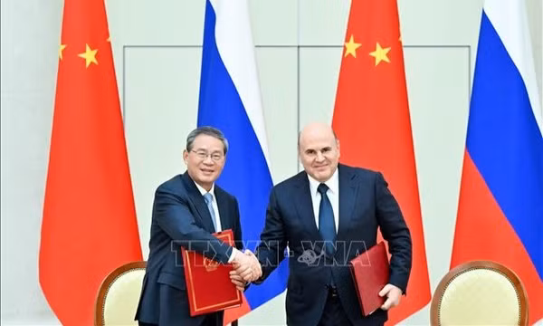 Nga, Trung Quốc nhất trí tăng cường hợp tác trên nhiều lĩnh vực