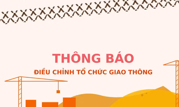 Điều chỉnh giao thông để cải tạo thoát nước tại Sóc Sơn
