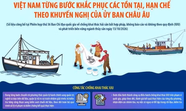 Việt Nam từng bước khắc phục các tồn tại, hạn chế theo khuyến nghị EC