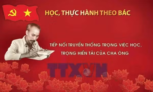 Tiếp nối truyền thống trọng việc học, trọng hiền tài của cha ông