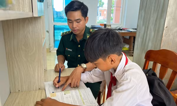 Gieo mầm hy vọng cho trẻ nghèo vùng biên giới biển