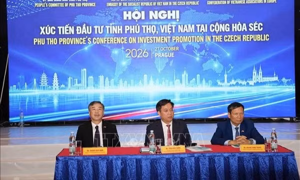 Tỉnh Phú Thọ thúc đẩy xúc tiến đầu tư, thương mại tại CH Séc
