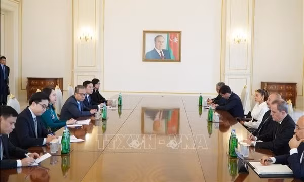 Đưa quan hệ Đối tác chiến lược Việt Nam - Azerbaijan phát triển ngày càng thực chất, hiệu quả