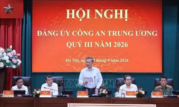 Tổng Bí thư, Chủ tịch nước Tô Lâm dự Hội nghị Đảng uỷ Công an Trung ương quý III
