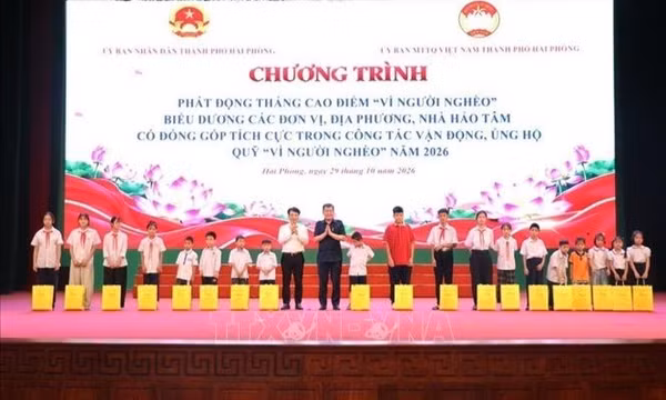 Hải Phòng: Phấn đấu năm 2027 không còn hộ nghèo