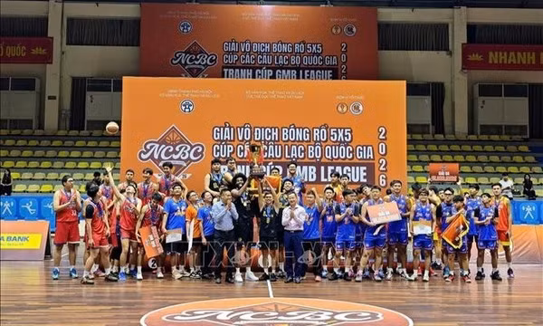 Bế mạc Giải vô địch Bóng rổ 5x5 Cúp các câu lạc bộ quốc gia 2026