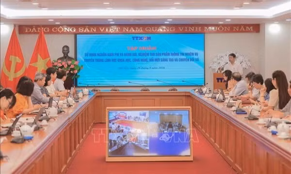 TTXVN tập huấn sử dụng kinh phí đổi mới sáng tạo và chuyển đổi số