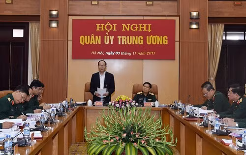 Chủ tịch nước Trần Đại Quang dự, chỉ đạo Hội nghị Quân ủy Trung ương ảnh 1