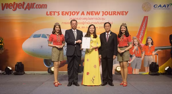 Vietjet nhận chứng chỉ nhà khai thác mới tại Thái Lan và công bố đường bay Đà Lạt - Băng Cốc ảnh 1