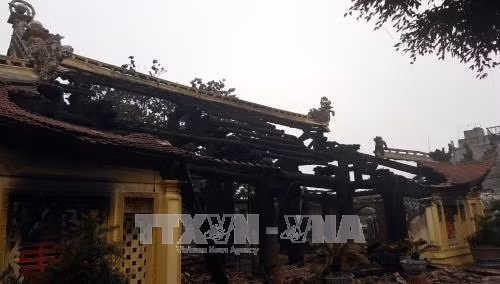 Vụ hỏa hoạn tại Đình Lưu, Thái Bình: Lời cảnh báo đối với nhiều di tích ảnh 1