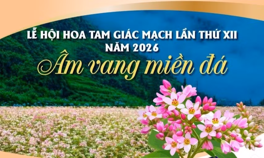 Lễ hội hoa tam giác mạch lần thứ XII năm 2026: 'Âm vang miền đá'