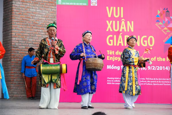 Tết đậm chất dân gian tại Bảo tàng Dân tộc học ảnh 1