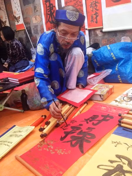 Phố Ông Đồ ngày xuân ảnh 3